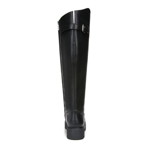 Franco Sarto Balin Leather Lug Sole Knee High Wide Calf Boots 7.5 NWT - Picture 2 of 11
